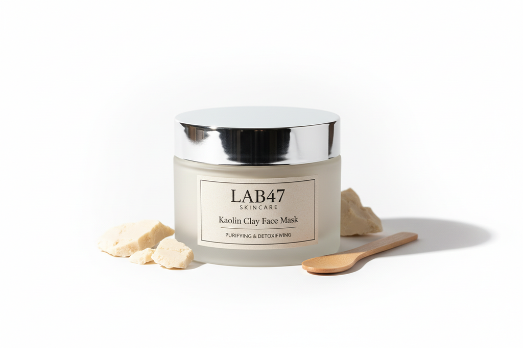 product image of Kaolin Clay Face Mask with LAB47 SKINCARE on the tub